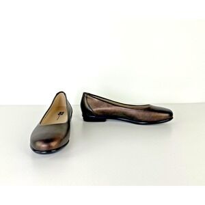 SAS Scenic Bronze Brown Leather Ballet Flats‎ Shoes Womens 7 N